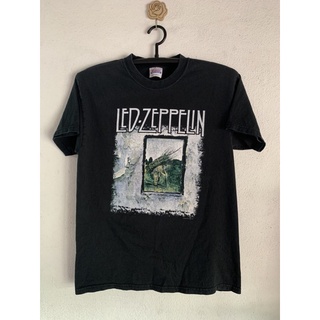 เสื้อยืดวงดนตรีLed-Zeppelin มือสองลิขสิทธิ์แท้all size