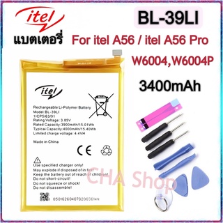 แบตเตอรี่ Itel A56 Pro W6004P / itel A56 W6004 2021 (BL-39Li) แบต battery For Transsion itel A56 battery BL-39Li 4000mah