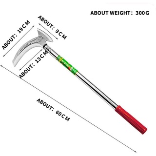 ภาพขนาดย่อของภาพหน้าปกสินค้า2022 ใหม่ เคียวเหล็กแมงกานิส 2in1 Double-Headed ตัดแต่งกิ่ง ตัดไม้ ตัดหญ้า อเนกประสงค์ เคียวด้ามยาว แมงกานีสเคียวสับเคีย จากร้าน thaishopping1 บน Shopee ภาพที่ 8
