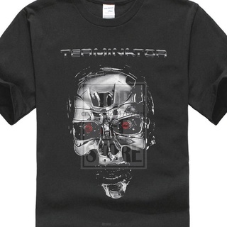 [S-5XL] เสื้อยืดแขนสั้น พิมพ์ลาย Terminator Endoskeleton สไตล์คลาสสิก สําหรับผู้ชาย