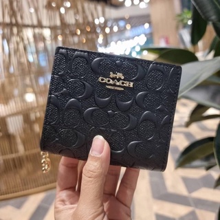C O A C H C 7353 SNAP WALLET IN SIGNATURE LEATHER