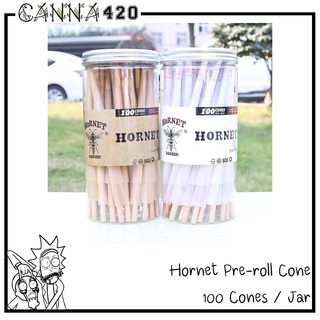 Hornet 100 Cones / Jar มีสี น้ำตาล ขาว กระดาษ Hornet rolling