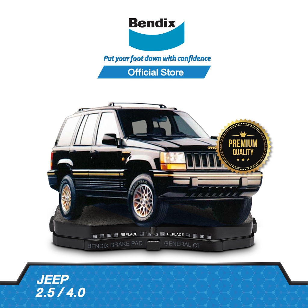 bendix-ผ้าเบรค-jeep-เชอโรกี-2-5-4-ปี-1994-97