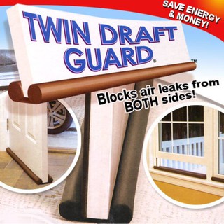 Twin DRAFT GUARD  กั้นร่องประตู ที่กั้นอากาศและเสียงที่ประตู ที่กั้นช่องประตู กันลม กันฝุ่น