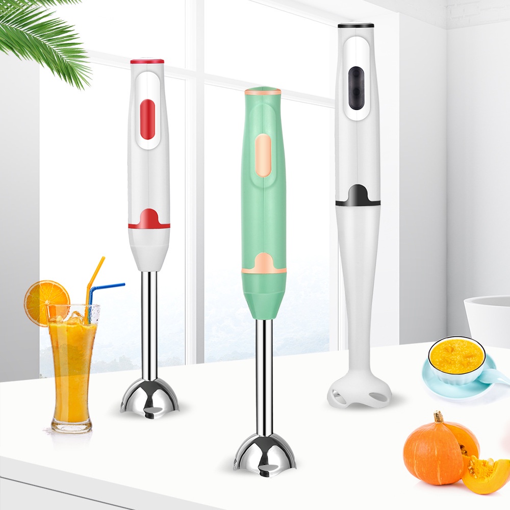 เครื่องปั่นอาหารมือถือสแตนเลส-300w-เครื่องปั่นมือเอนกประสงค์-hand-blender-stick-สามารถทำมิลค์เชคน้ำซุปข้นน้ำซุปข้นเนื้อ