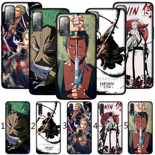 เคสซิลิโคนนิ่ม ลายวันพีช Roronoa Zoro 3HE สําหรับ Realme 2 A5 3 5 6 6i 7 7i Pro Realme6i