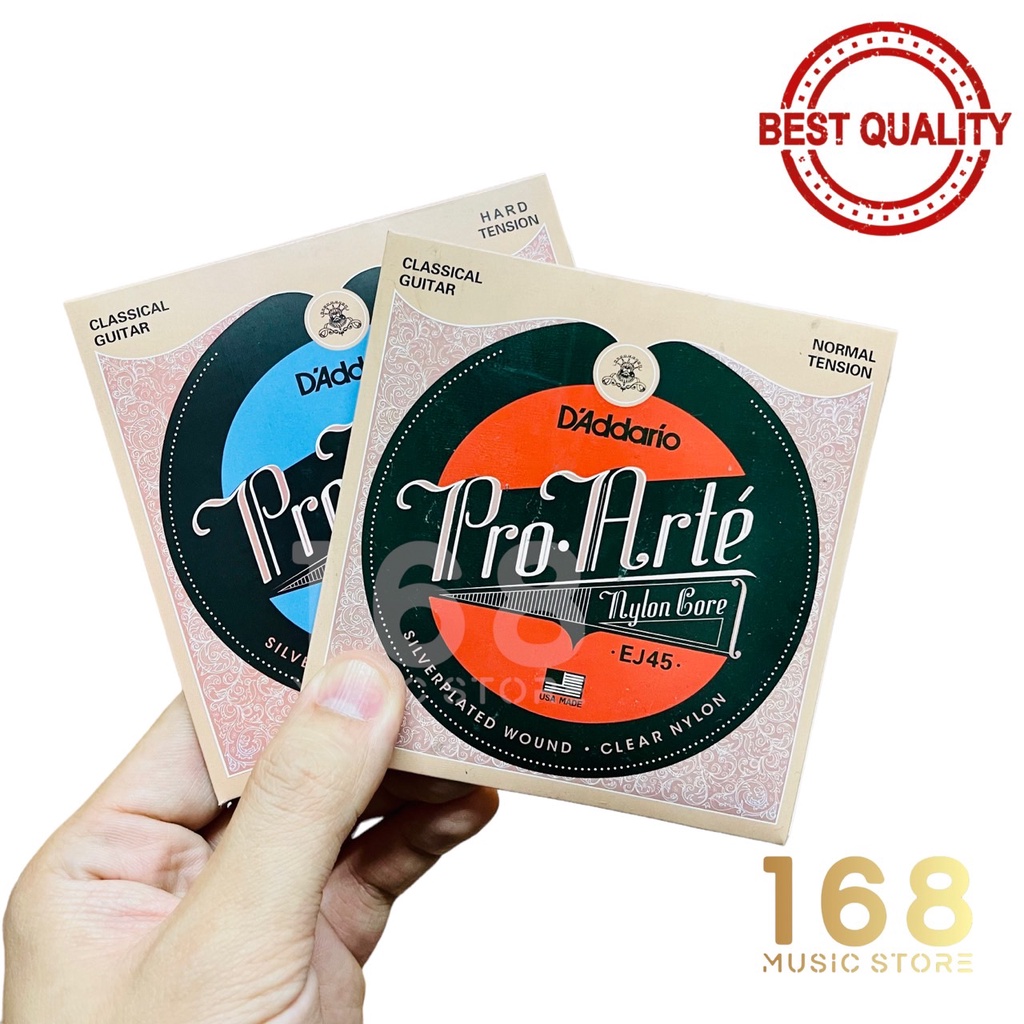 ครบชุด-daddario-สายกีต้าร์คลาสสิค-ej45-ej46-รุ่น-pro-arte-nylon-classical-guitar-strings-สายเอ็น-สายกีต้าร์-คลาสสิค