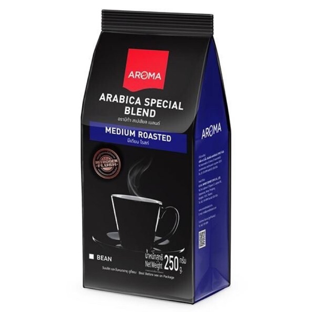 aroma-เมล็ดกาแฟคั่ว-aroma-arabica-special-สายพันธุ์อราบิก้า-เบลนด์โรบัสต้า-อราบิก้า-โรบัสต้า-คั่วกลาง