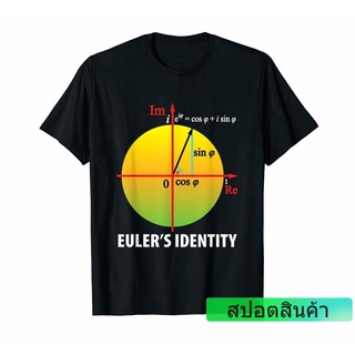 เสื้อยืดลําลอง ผ้าฝ้าย 100% พิมพ์ลาย Eulers Identity Lover Teacher World Maths ของขวัญวันพ่อ สําหรับผู้ชาย