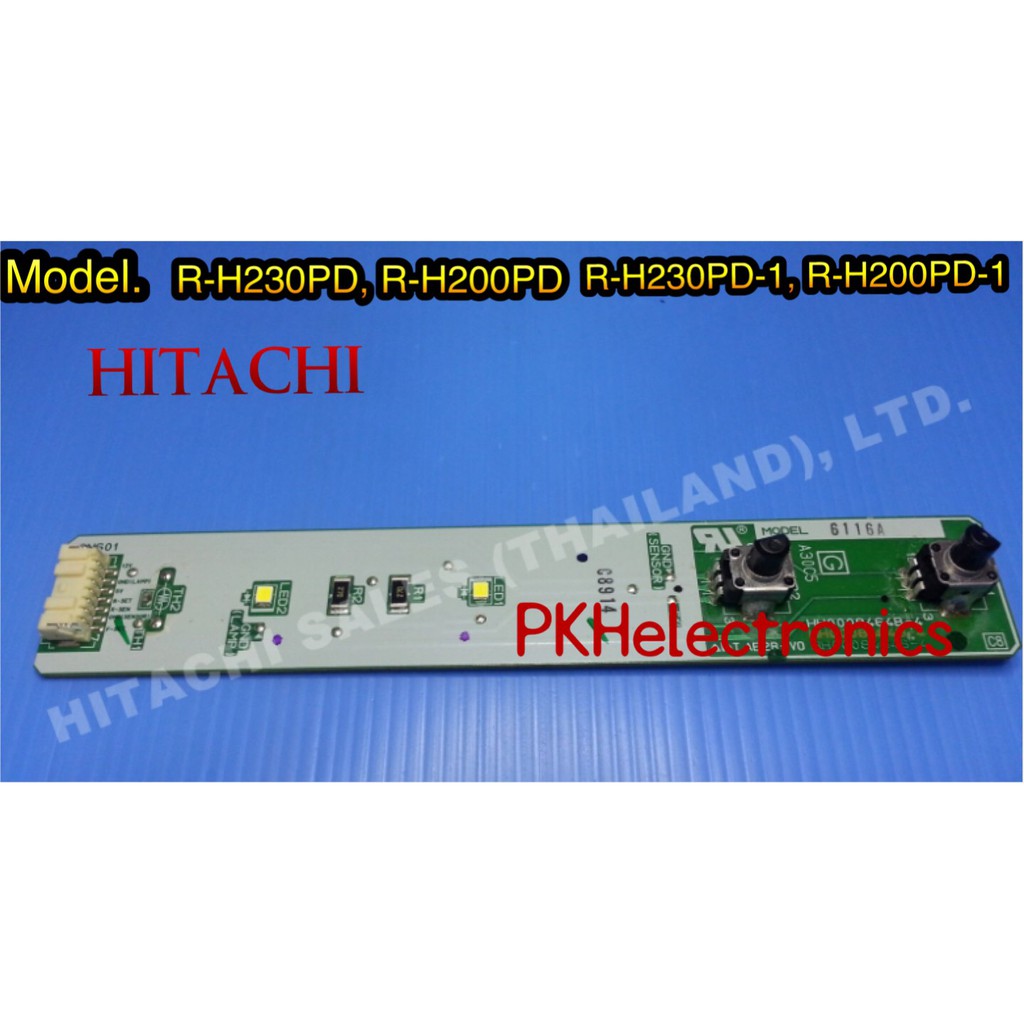 ภาพหน้าปกสินค้าHITACHI : แผงควบคุบ+หลอดไฟตู้เย็น CONTROL-PANEL : PTR-H230PG7*028 จากร้าน vsdnfnru19 บน Shopee