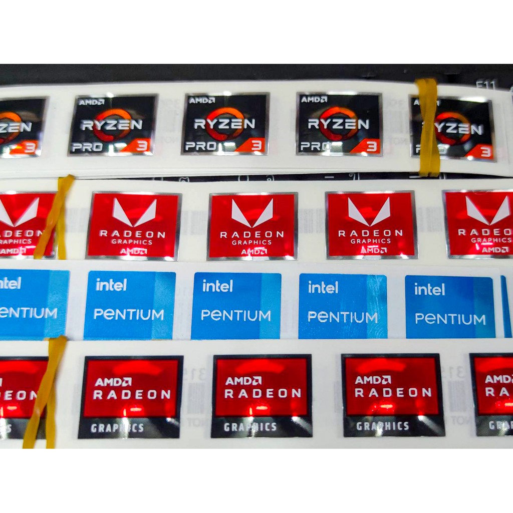 ภาพสินค้าสติ๊กเกอร์ SET8 MIX Intel AMD Nvidia Radeon GTX RTX i11  Sticker ตกแต่ง PC Notebook  ของหายาก ราคาถูก จากร้าน vissavat บน Shopee ภาพที่ 4