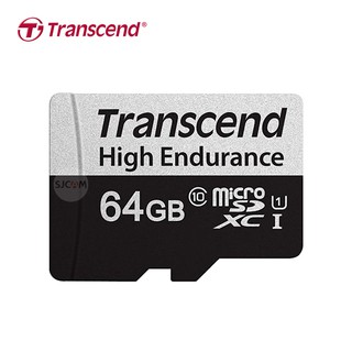 ภาพหน้าปกสินค้าTranscend MicroSD Card 64GB High Endurance ความเร็วอ่านสูงสุด 95MB/s ความเร็วเขียนสูงสุด 45MB/s (TS64GUSD350V) ประกัน2ปี ที่เกี่ยวข้อง