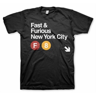 เสื้อยืดโอเวอร์ไซส์เสื้อยืด ลาย Fast & Furiounew York City F8 สร้างสรรค์ ส่งไว สําหรับผู้ชาย ทุกเพศS-3XL