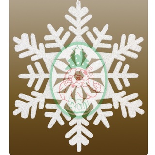 ของประดับ ของตกแต่ง เทศกาลคริสต์มาส (79004-02) Snowflake ขนาด 35 นิ้ว * 35 นิ้ว
