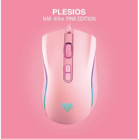 เกมมิ่งเกียร์สีชมพู-pink-edition-set-b-keyboard-mouse-nubwo-nk32-pink-nm-89m-pink