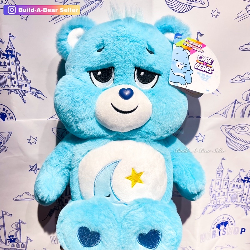 usa-สินค้าขายดี-พร้อมส่ง-ตุ๊กตาแคร์แบร์-carebears-16-นิ้ว-bedtime-bear-ของแท้-นำเข้าจากอเมริกา