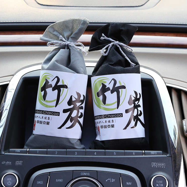 skyรถถ่านไม้ไผ่ญี่ปุ่นสำหรับกำจัดกลิ่นและกำจัดกลิ่นรถล้างแอร์พร้อมถุงถ่าน0043