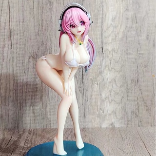 โมเดลฟิกเกอร์ PVC อนิเมะญี่ปุ่น WAVE SUPER SONICO SUPERSONICO Suupaa Soniko ขนาด 21 ซม. สําหรับผู้ใหญ่