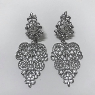 🌟 พร้อมส่ง 🌟ต่างหูฉลุเงิน-ฉลุทอง Boho-engraved earrings