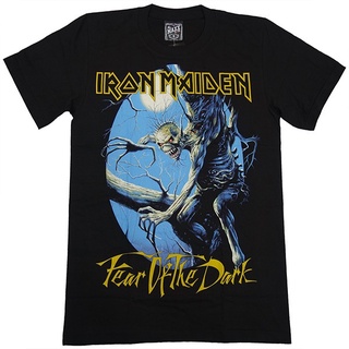 เสื้อยืด พิมพ์ลาย WF IRON MAIDEN FEAR OF THE DARK shirt ( MAXX ) สําหรับผู้ชาย และผู้หญิง