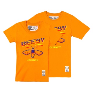 Beesy T-shirt เสื้อยืด รุ่น Pix Bee (ผู้ชาย) แฟชั่น คอกลม ลายสกรีน ผ้าฝ้าย cotton ฟอกนุ่ม ไซส์ S M L XL