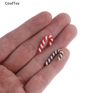 Cooltoy 20 ชิ้น มินิ คริสต์มาส สีแดง สีขาว ลูกอม แคนดี้ โมเดลบ้านตุ๊กตา จิ๋ว ตกแต่ง