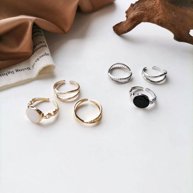 ภาพสินค้าปรับขนาดได้ แหวน เซ็ทละ 3 วง แหวนวินเทจ แหวนแฟชั่น เครื่องประดับสำหรับผู้หญิง สไตล์เกาหลี R15 จากร้าน pomns13 บน Shopee ภาพที่ 6