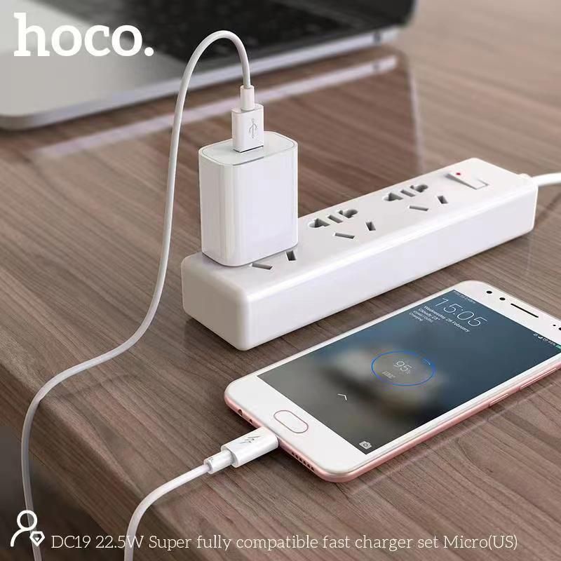 hoco-dc19-super-fast-charge-22-5w-หัวชาร์จรองรับเทคโนโลยีชาร์จเร็วทุกยี่ห้อ-hk28