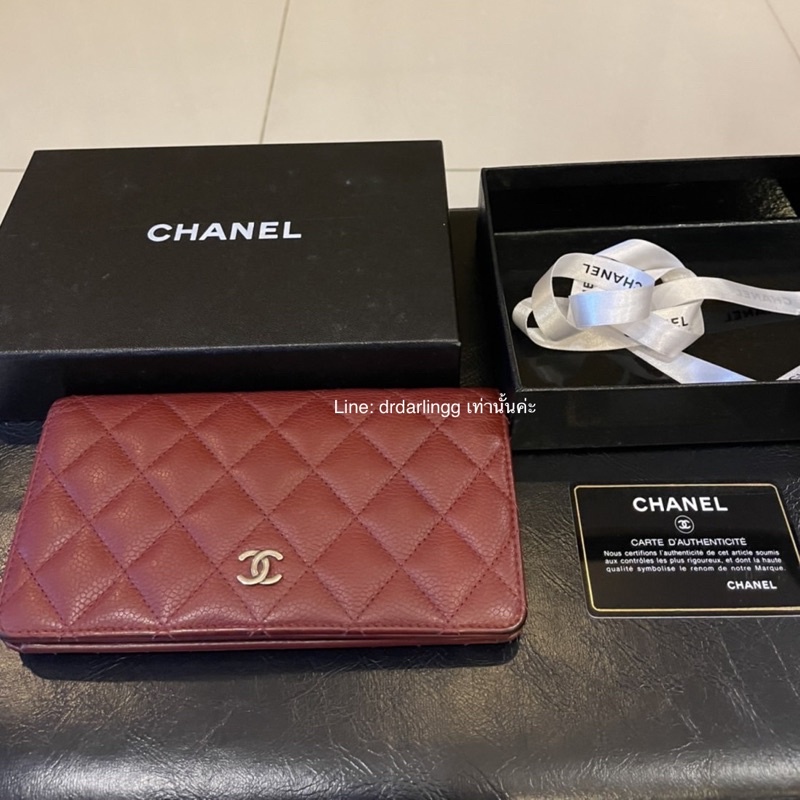 chanel-bifold-cavierskin-wallet-กระเป๋าตังค์-กระเป๋าแบรนด์เนม-กระเป๋าตังค์ชาแนล