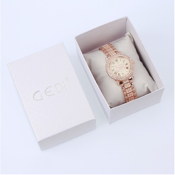 รูปภาพสินค้าแรกของGEDI BOX กล่องนาฬิกา ดีไซน์สวย แข็งแรง คงทน แบบหมอน ขาว(10ซมx10ซมx10ซม)(กว้างxยาวxสูง)