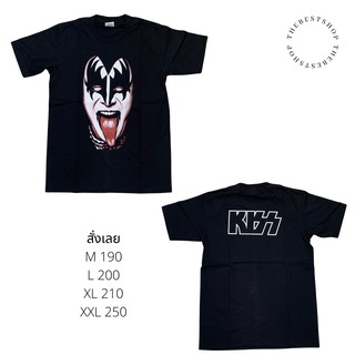 เสื้อวง KISS เสื้อวงดนตรี เสื้อวงร็อค เสื้อวงคิส สกรีนหน้าหลัง สกรีนสวย