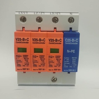 V25-B+C/3+NPE 7-50KA Surge Arrester ~385V AC Combi Controller Surge Protector