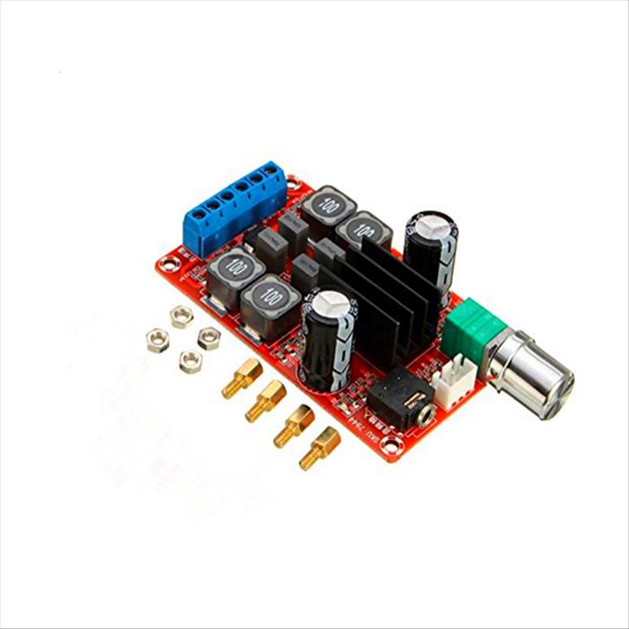 XH-M189 2*50W high-end digital power amplifier board DC24V TPA3116D2 two-channel stereo power amplifier board