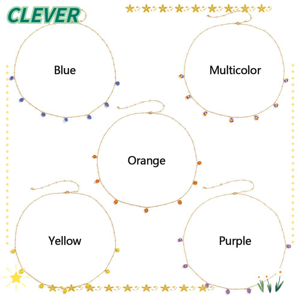 clever-สายรัดเอว-หน้าท้อง-ร่างกาย-โซ่โลหะ-ประดับลูกปัดดอกไม้-เรียบง่าย-หลากสี-เครื่องประดับ-แฟชั่นส-สำหรับผู้หญิง-เด็กผู้หญิง-ของขวัญ