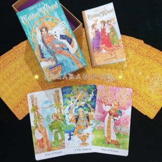 ไพ่ยิปซีเทพนิยายรัสเซีย Golden Wheel Tarot/ไพ่ยิปซีแท้/ไพ่ยิปซีลดราคา/ไพ่ทาโร่ต์/ไพ่ออราเคิล/Tarot/Tarot Cards/Oracle