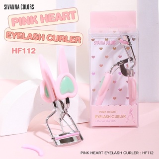 (🔥ของแท้/ส่งไว🔥) Sivanna Color Pink Heart Eyelash Curler ที่ดัดขนตา HF112