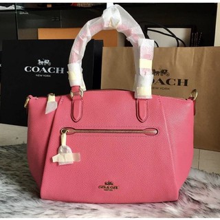 Coach Elise Satchel  สีชมพ. confetti pink สวยมาก จ้า 📌📌📌