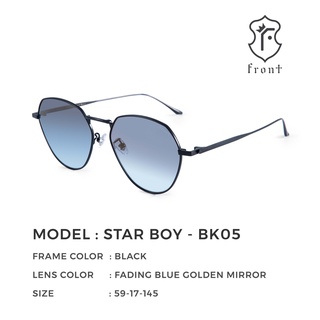 สินค้า FRONT - แว่นกันแดด รุ่น Star Boy (สามารถนำไปตัดเลนส์สายตาได้ค่ะ) - Fronteyewearthailand