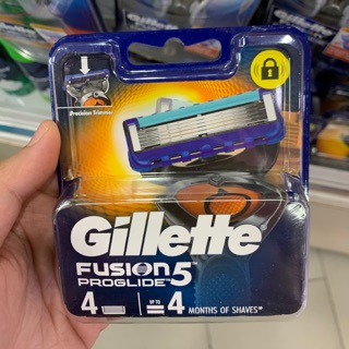 สินค้า Gillette ยิลเลตต์ ฟิวชั่นไฟว์ โปรไกลด์ ใบมีดโกน