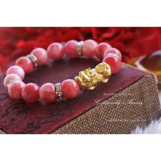 ข้อมือหินปี่เซียะหุ้มทองแท้ ‼️ส่งฟรี EMS​