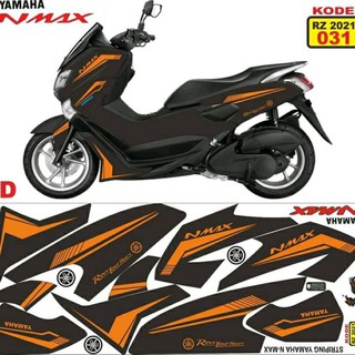 สติกเกอร์ Yamaha nmax lama lis body Variation Yamaha nmax striping nmax 155 old Motorcycle