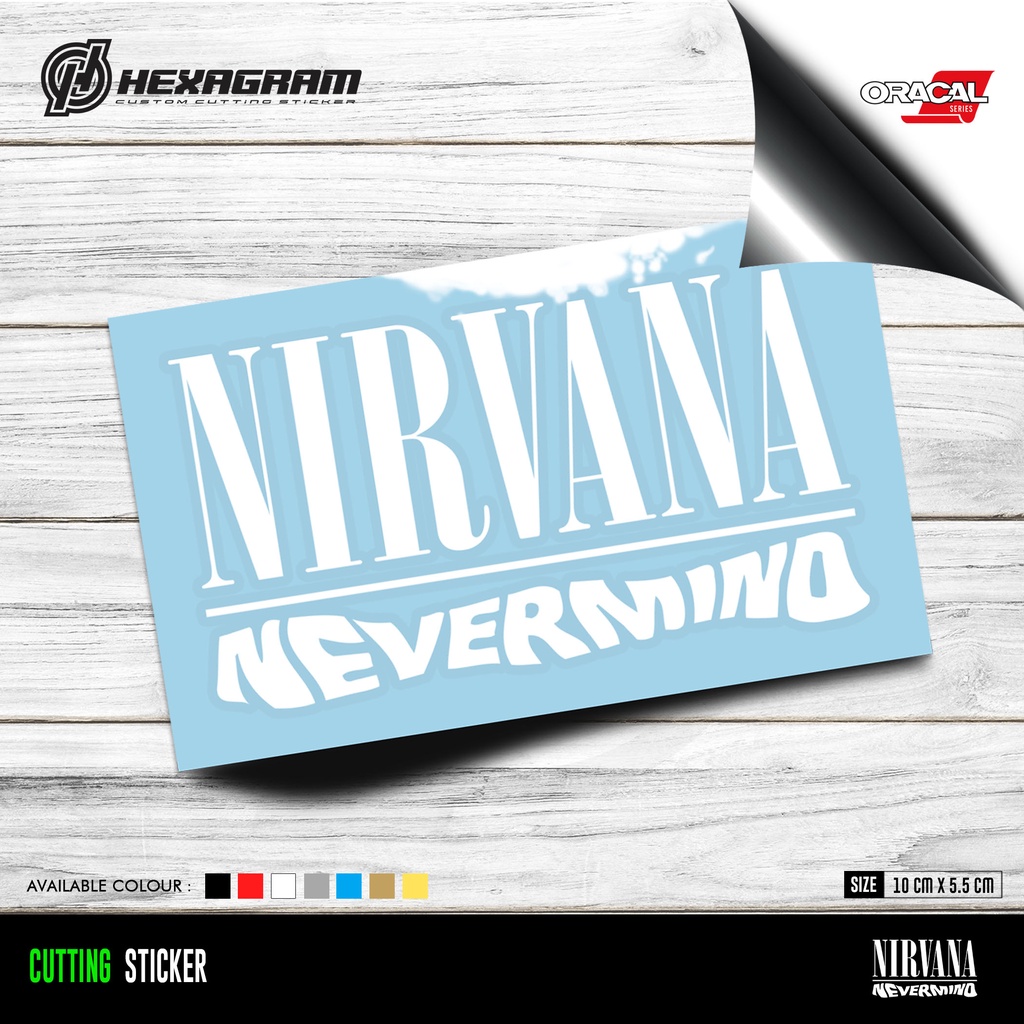 สติกเกอร์ตัดข้อความ-nirvana-nevermind-สติกเกอร์ตัด-ลาย-nirvana-nevermind-สําหรับเขียน