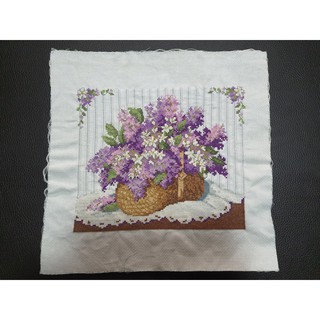 Cross Stitch ครอสติชสำเร็จรูปงานฝีมือสวยงาม เข้ากรอบได้เลย ไว้ตกแต่งบ้านหรือเป็นของฝากแด่คนที่คุณรัก