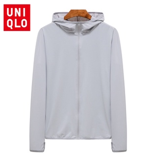 Uniqlo เสื้อแจ็กเก็ตกันหนาว มีฮู้ด ป้องกันรังสียูวี ป้องกันลม แฟชั่นฤดูร้อน สําหรับผู้ชาย และผู้หญิง