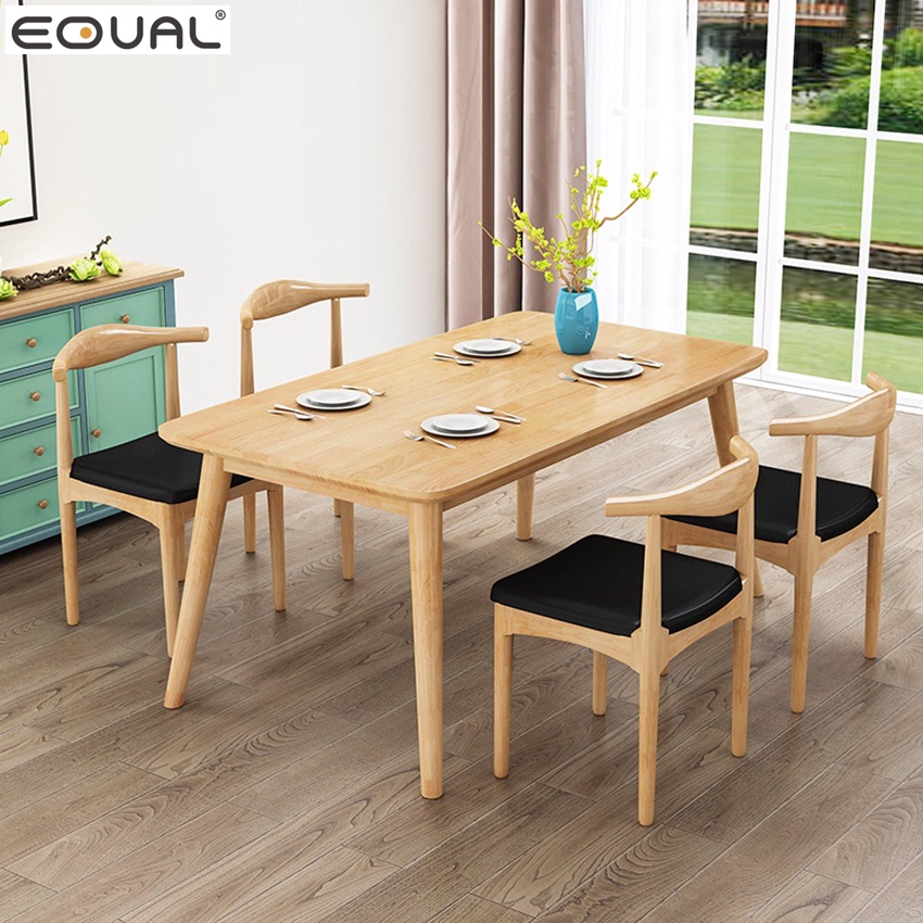 equal-โต๊ะไม้ญี่ปุ่น-โต๊ะกินข้าวอเนกประสงค์