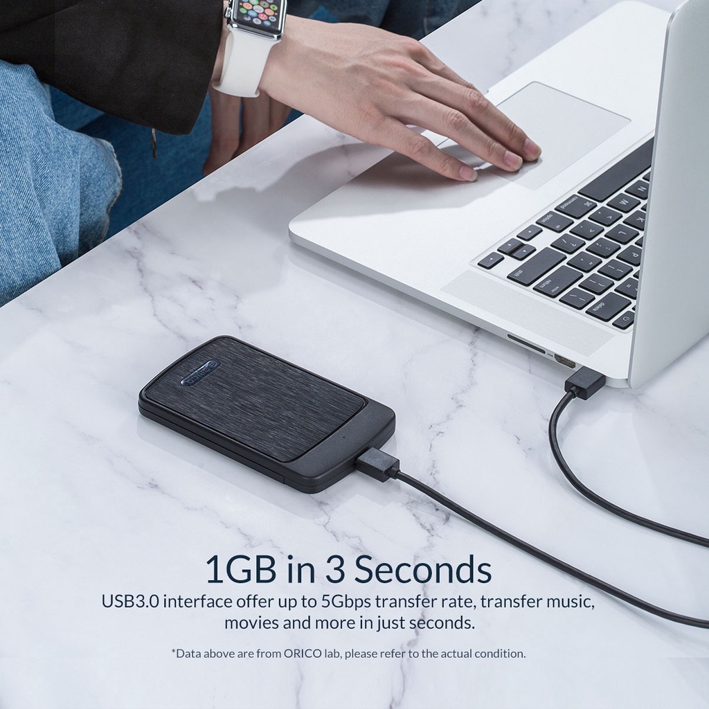 รายละเอียดเพิ่มเติมเกี่ยวกับ Orico hdd enclosure 2.5 กล่องใส่ Hdd USB3.0 to SATA3.0 harddisk for 2.5 inch hdd ssd2020U3