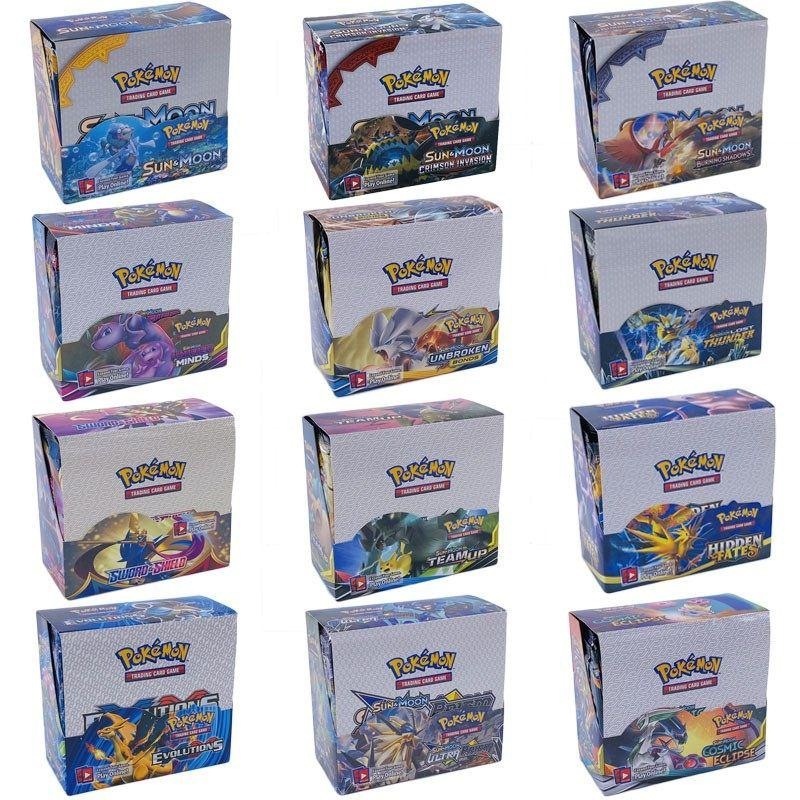 324Pcs Pokemon TCG Sun & Moon Bonds Booster Box Trading Card Game