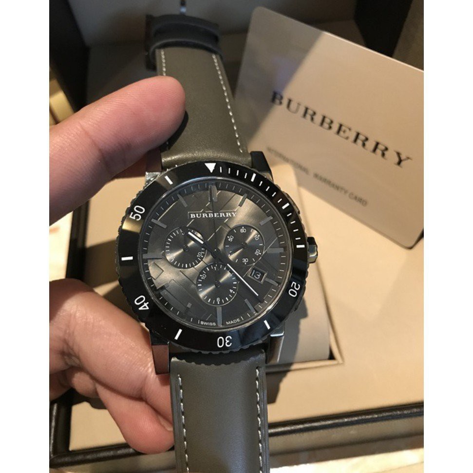 burberry-burberry-นาฬิกาแฟชั่นผู้ชายหน้าปัดสีดำเท่ห์หน้าปัดนาฬิกา-bu9384-นาฬิกาอเนกประสงค์