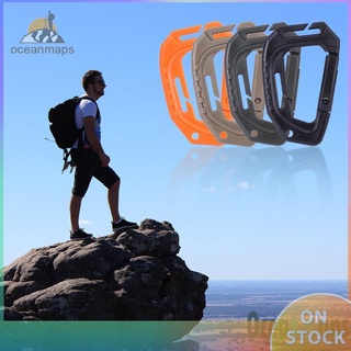 ภาพหน้าปกสินค้าOutdoor D Kształt Mountaineering Clip เหล็กกล้าปีนเขาแขวน Keychain Hook Fit ที่เกี่ยวข้อง