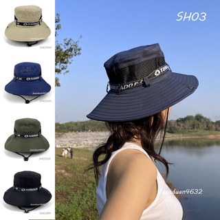 หมวกโบนี่บัคเก็ต เดินป่า วินเทจ กันแดด หมวกแฟชั่นปีกว้าง adventure hiking camping Bucket Boonie hats